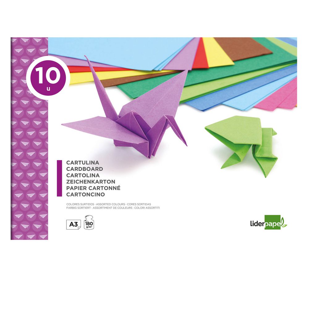 Bloco Trabalhos Manuais A3 250g 10fls Cartolina Cores