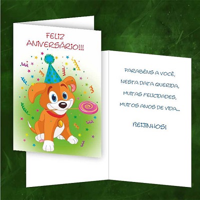 Postal Felicitações M144B