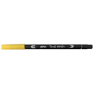 APLI Brush Pen Amarelo