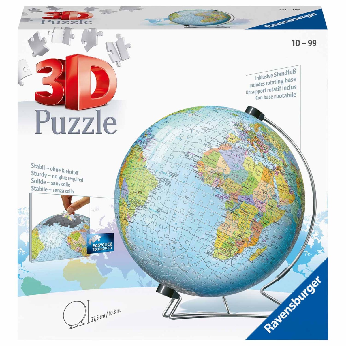 540 Peças Ball 3D Globo