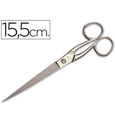 Tesoura Escritorio 15,5cm em Aço Inoxidavel 6''
