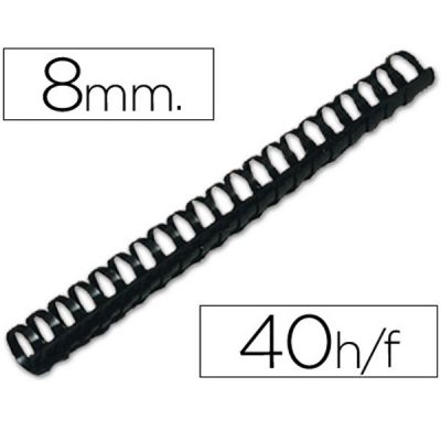 Lombada Plastica 08mm (1un)