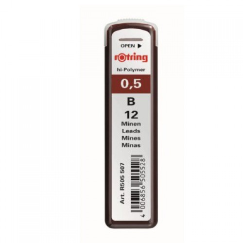 Minas 0.5mm B Rotring (c/ 12)