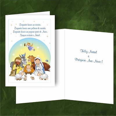 Postal Boas Festas BF 136