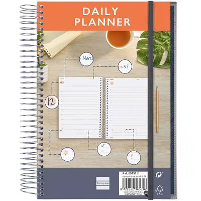 Agenda 147x210mm Diária não datada (A5)