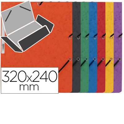 Pasta c/ Elasticos A4 Cartolina Cores