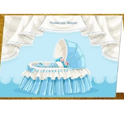 Postal Batizado OB13 AZUL