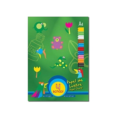 Bloco Trabalhos Manuais Lustro 20fls Sortido A4