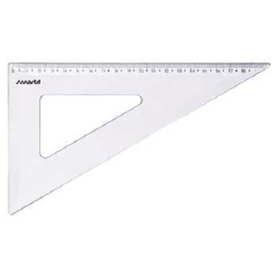 Esquadro 60º 21cm Cristal