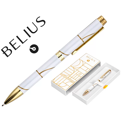 Roller Belius Branco e Dourado + Caixa