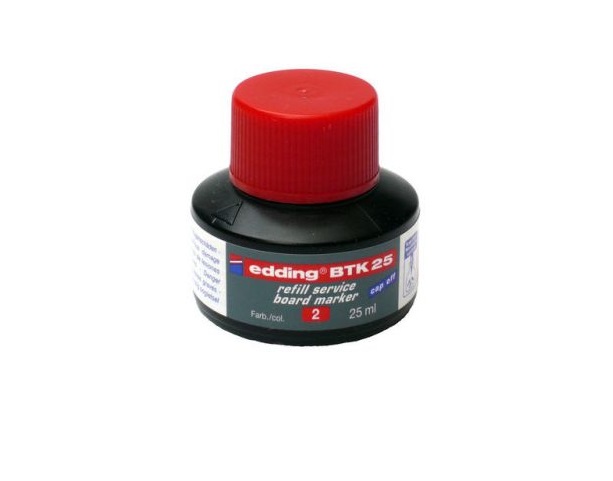 Tinta p/ Marcadores Edding Vermelho