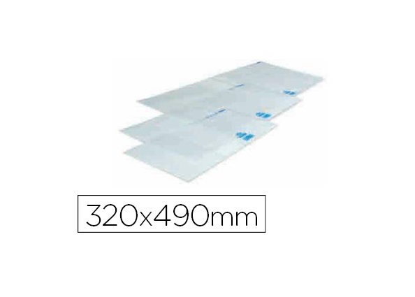 Bolsa forra livros 32x49 transparente