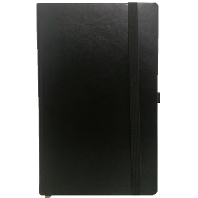 Agenda 130x210mm Pautado Nebraska Preto (A5)
