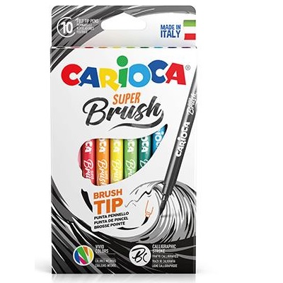 Carioca Brush Pen c/10