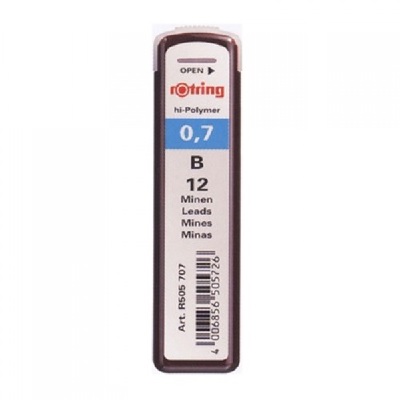 Minas 0.7mm B Rotring (c/ 12)