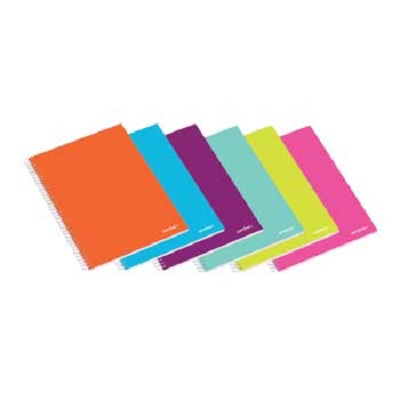 Caderno A5 Espiral 80fls Pautado