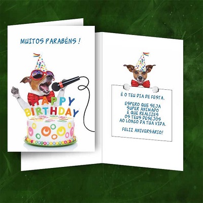 Postal Felicitações M123A