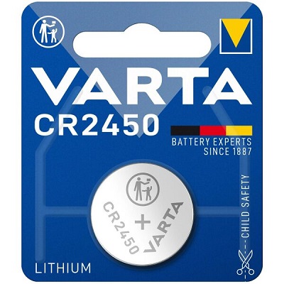Pilha CR2450 Varta
