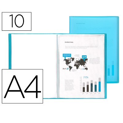 Capa Catalogo 10 Bolsas Azul