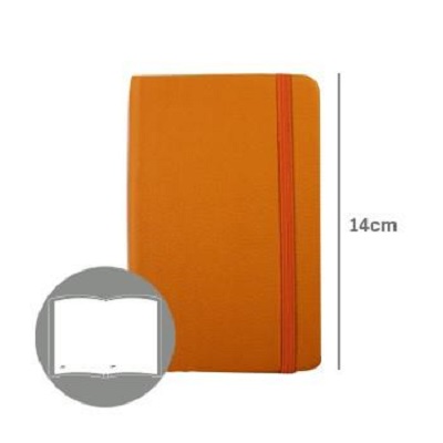 Agenda 90x140mm Liso Amarelo (A6)