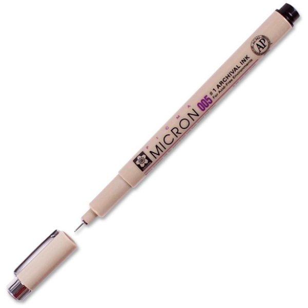 Sakura Pigma-Micron 0.20mm Preto