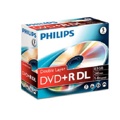 DVDR+ Philips Dual Layer (1 unidade)