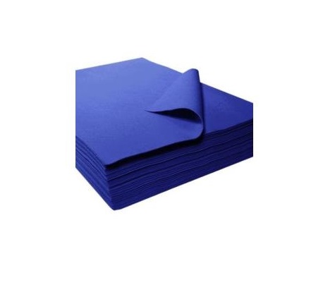 Folha feltro 30x45x3.5mm azul forte