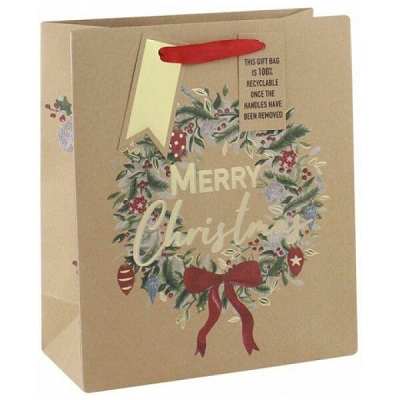 Saco Papel 21.5x10.2x25.3 Natal