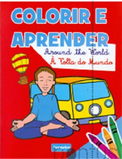 Colorir e aprender - Around the world / à volta...