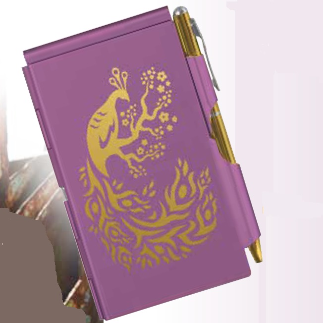 Flip Notes Gold Peacock