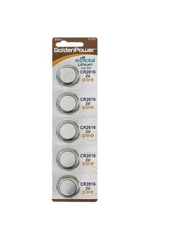 Pilha CR2016 3v (5 un)