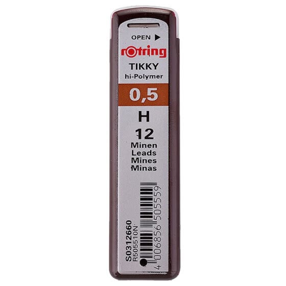 Minas 0.5mm H Rotring (c/ 12)