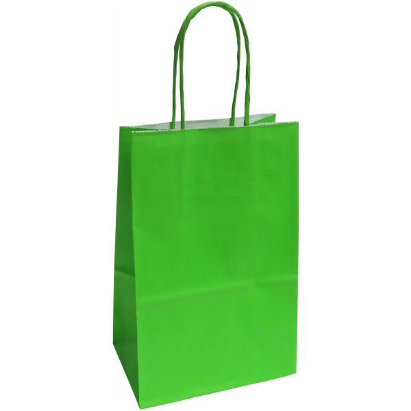 Saco Papel 14x8,5x21,5 Verde Alface Asa Torcida