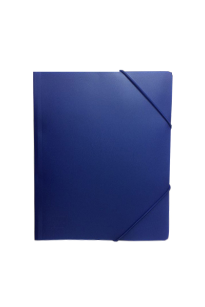 Pasta c/ Elasticos A4 PP Azul