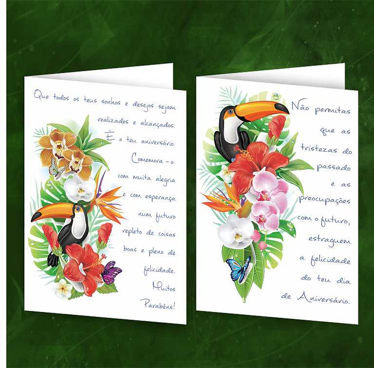 Postal Felicitações M105B