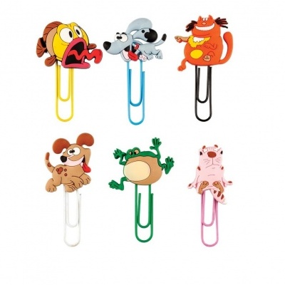 Clips com Animais 50mm (Blister 6 un.)