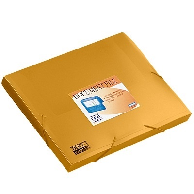 Pasta c/ Elasticos A4 PP 25mm Amarelo