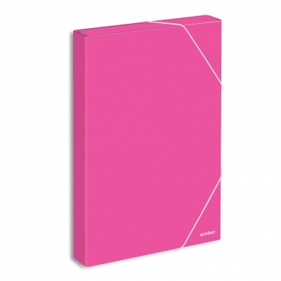 Pasta c/ Elasticos Almaco Ambar 40mm Cores