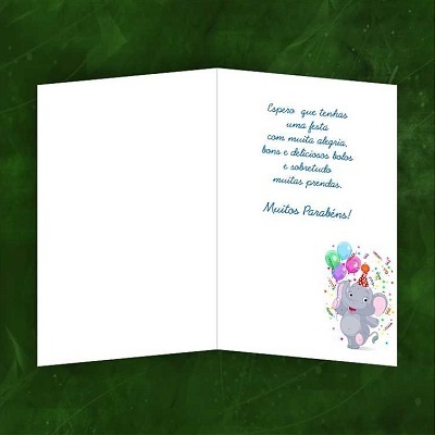 Postal Felicitações M121B