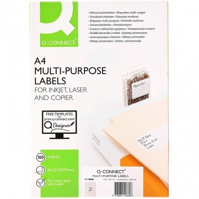 A4 70x42mm (21) Branco (100fls)