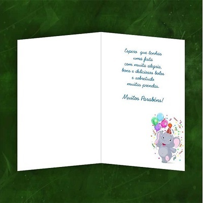 Postal Felicitações M121A