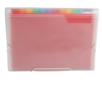 Pasta Classificadora c/ 13 Divisoes c/ Fole A5 Transparente