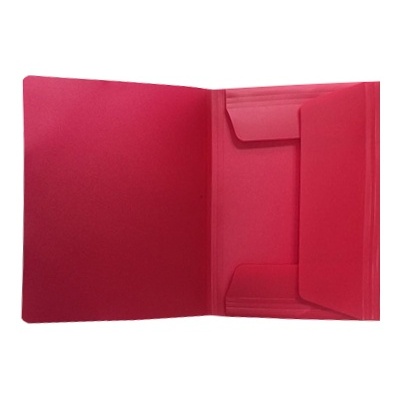 Pasta c/ Elasticos A4 PP Vermelho Ruby