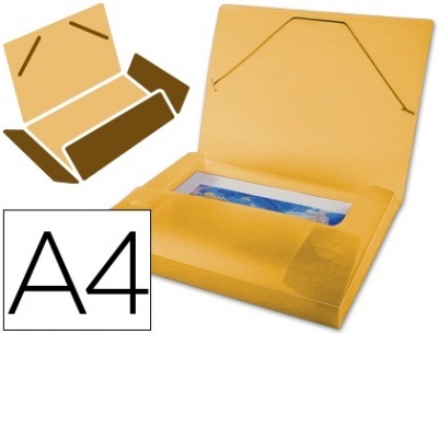 Pasta c/ Elasticos A4 PP 25mm Amarelo