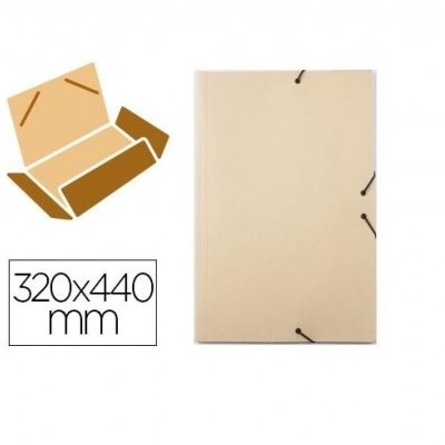 Pasta c/ Elasticos A3 Cartolina Creme