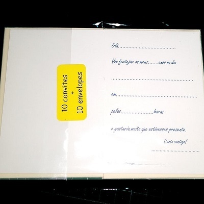 Convite para Festas (10un)