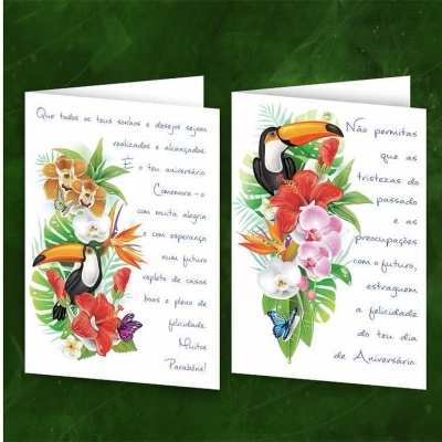 Postal Felicitações M105B