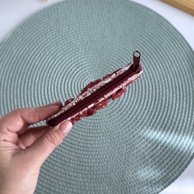 Bolsinha&#x20;Multiuso&#x20;com&#x20;folho&#x20;Vermelha