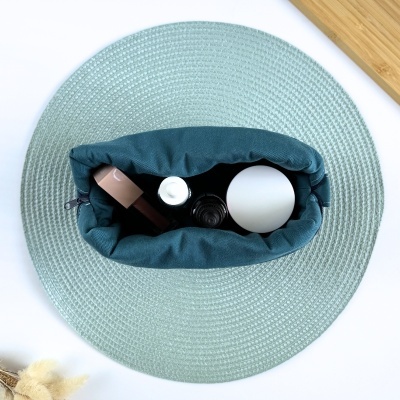 Necessaire&#x20;M&#x00E9;dia&#x20;Jardim&#x20;Azul