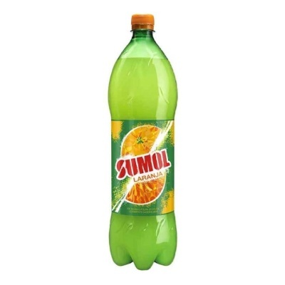 Garrafa de refrigerante SUMOL sabor laranja